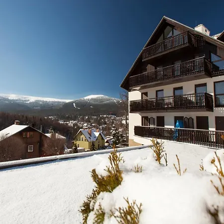 Apartmán Panorama Gor - Centrum Miasta Z Widokiem Na Szrenice Sklářská Poruba