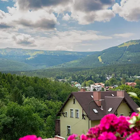Panorama Gor - Centrum Miasta Z Widokiem Na Szrenice * Szklarska Poręba