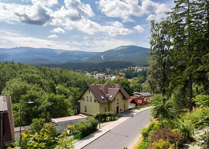 Panorama Gor - Centrum Miasta Z Widokiem Na Szrenice Appartamento Szklarska Poręba