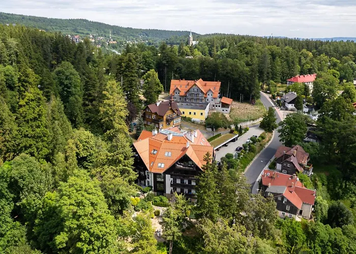 Panorama Gor - Centrum Miasta Z Widokiem Na Szrenice *